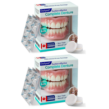 ✅ Made and Shipped from Canada | Ourlyard® Suction-fit Complete Denture 🍂