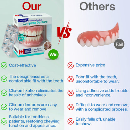 ✅ Made and Shipped from Canada | Ourlyard® Suction-fit Complete Denture 🍂