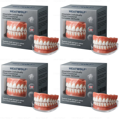 ✅ Made and Shipped from the Canada | HEATWOLF® Adaptable Custom-Fit Functional Complete Dentures 🍁