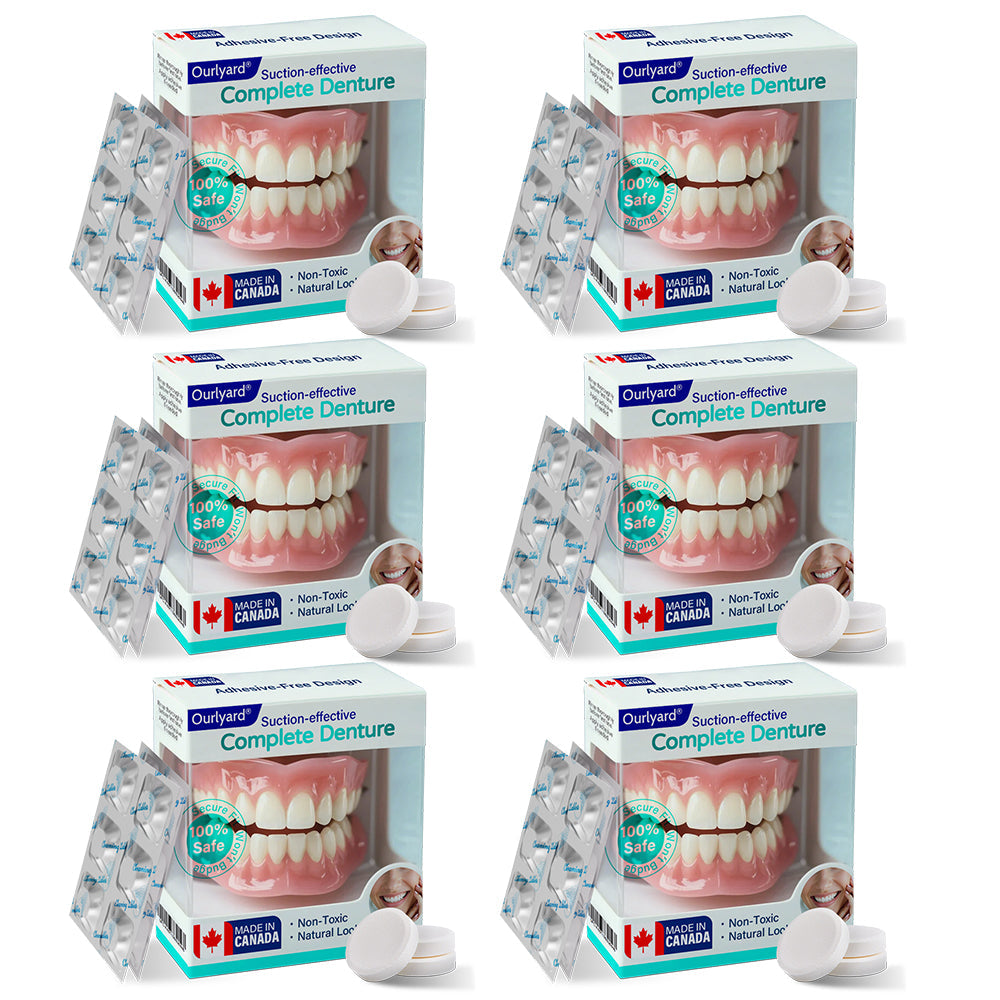 ✅ Made and Shipped from Canada | Ourlyard® Suction-fit Complete Denture 🍂