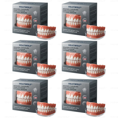 ✅ Made and Shipped from the Canada | HEATWOLF® Adaptable Custom-Fit Functional Complete Dentures 🍁